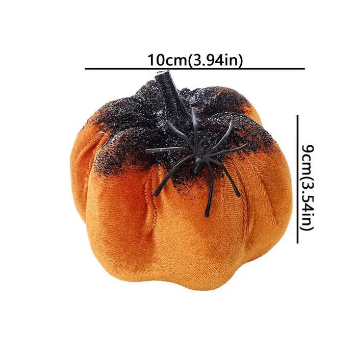 Décorations de citrouille d'Halloween en flanelle