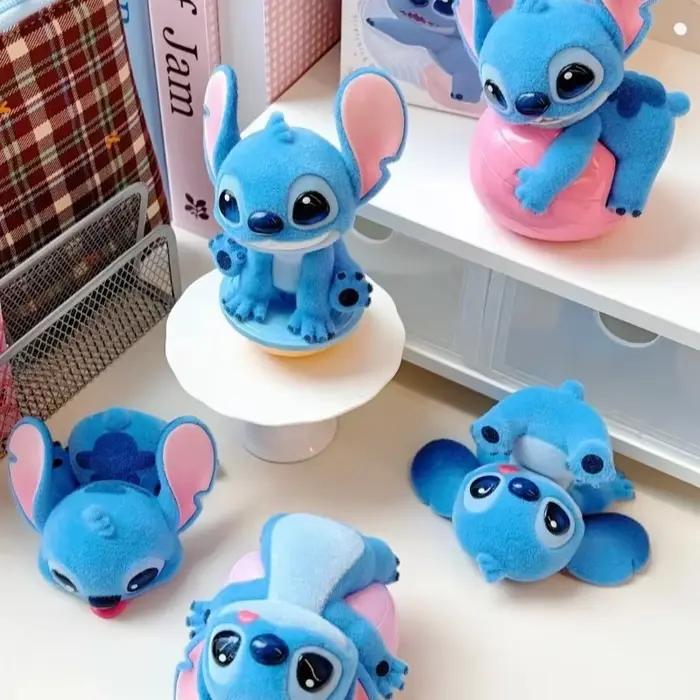Figurine Stitch Energy Yoga Series en PVC Kawaii Anime Modèle Jouet Occasions Spéciales Pour Collectionneurs