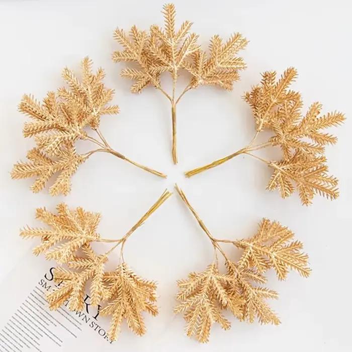 Plantes artificielles Branches D'or Avec Frost Arbre De Noël Table À Manger Centre Accueil Arrangements Jolie Mariage Scrapbooks Décor