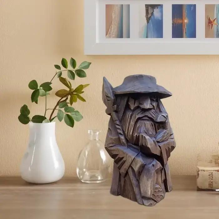 Statue viking en résine Odin Thor Tyr Ulfhednar
