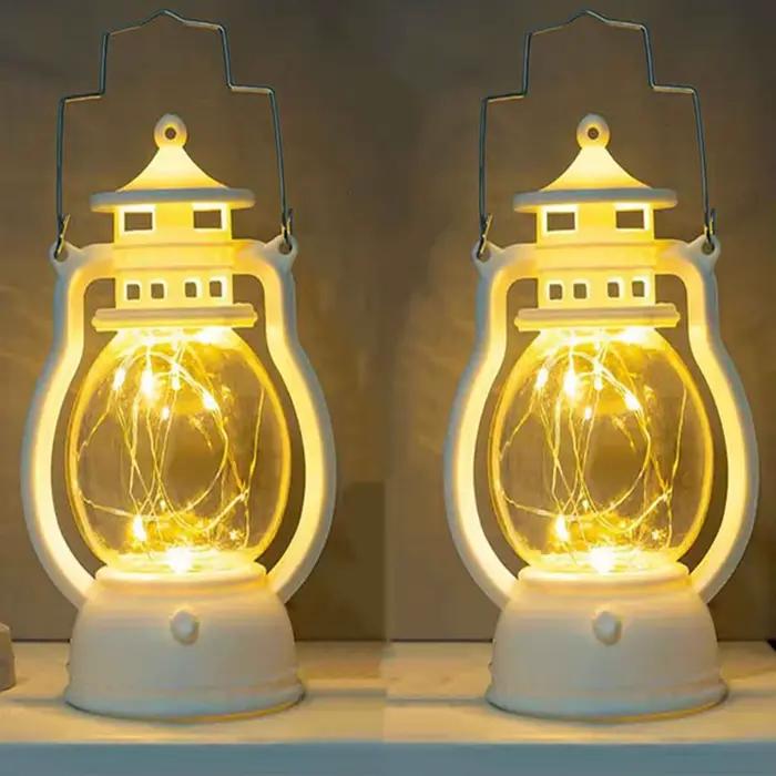 Bougeoirs lanterne pour Table rétro sans flamme lampe à kérosène bureau chandelier lustre noël nouvel an veilleuse