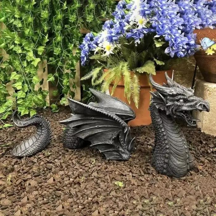 Sculptures de Dragon en résine