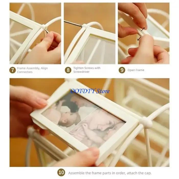 Cadre Photo rotatif à roue 367A, cadre Photo décoratif, carrousels