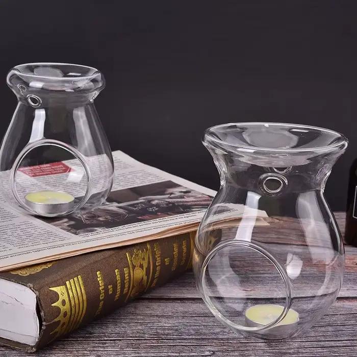 Bougie en verre nordique pour la décoration intérieure