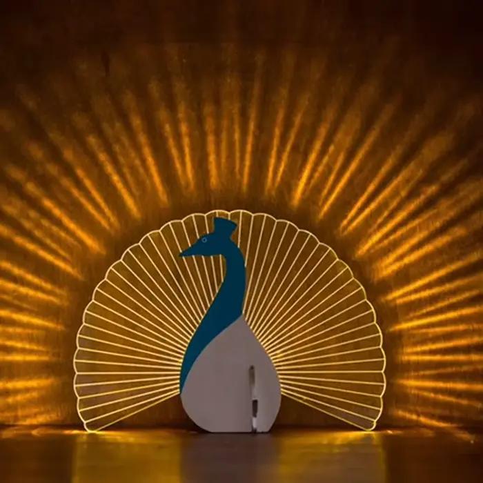 Décoration créative d'animaux lumineux