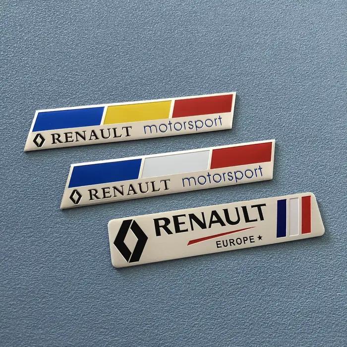 Autocollant emblème de voiture, accessoires pour Renault RS GT Clio Megane PARLS PREMIERE Captur Trafic Twingo Scenic 2 Kadjar Zoe Kangoo