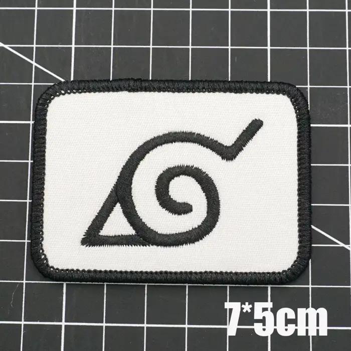 Vente chaude Naruto dessin animé Anime bricolage Velcro broderie Logo mode enfants récompense Badge sac autocollant Patch vêtements accessoires