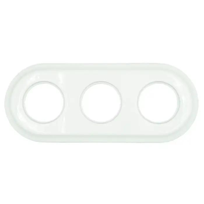 Porcelaine Vintage encastré simple double Triple cadre pour interrupteurs muraux et prises