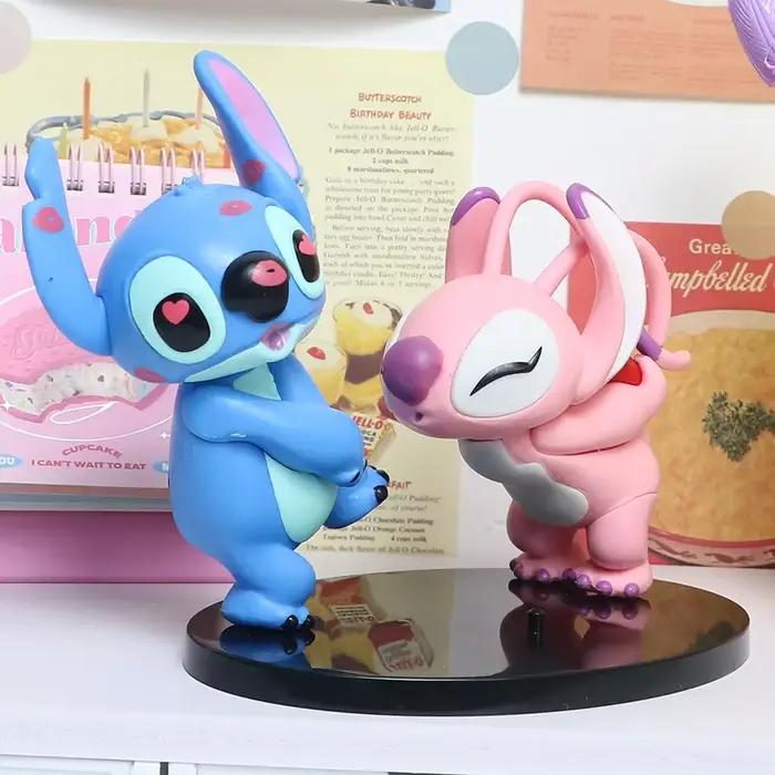 Figurine de collection Anime Stitch Lovers : Statue Ange Béquillant