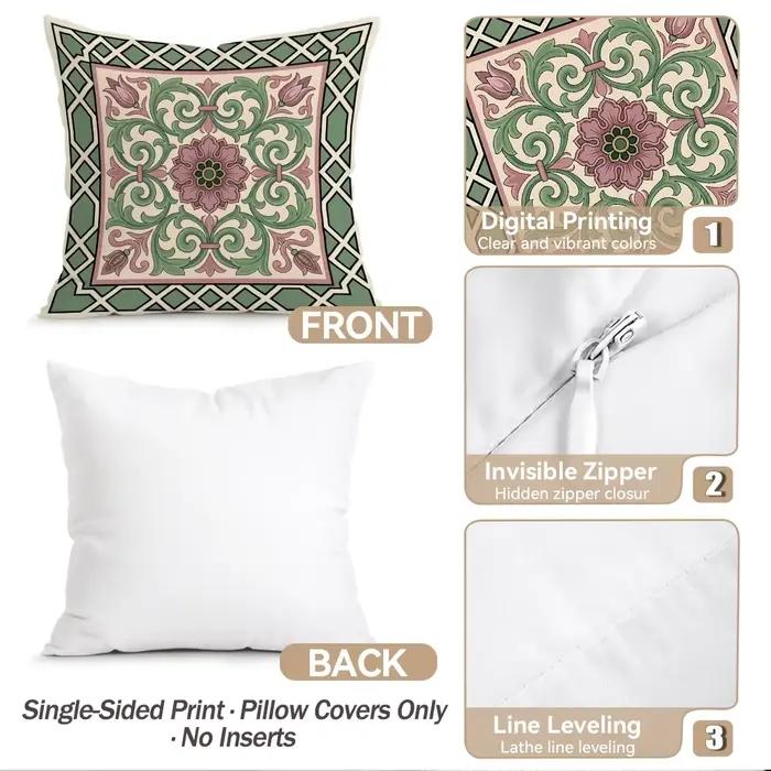 Housse de coussin imprimée sur un seul côté