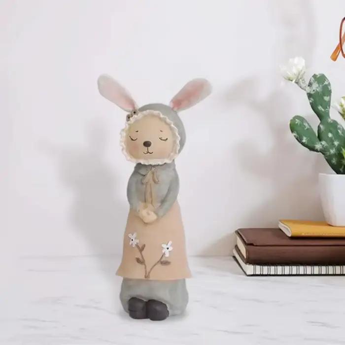 Mini Statue de lapin de pâques