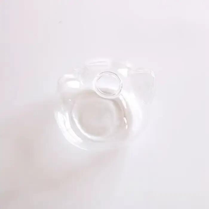 Vase en verre en forme de chat