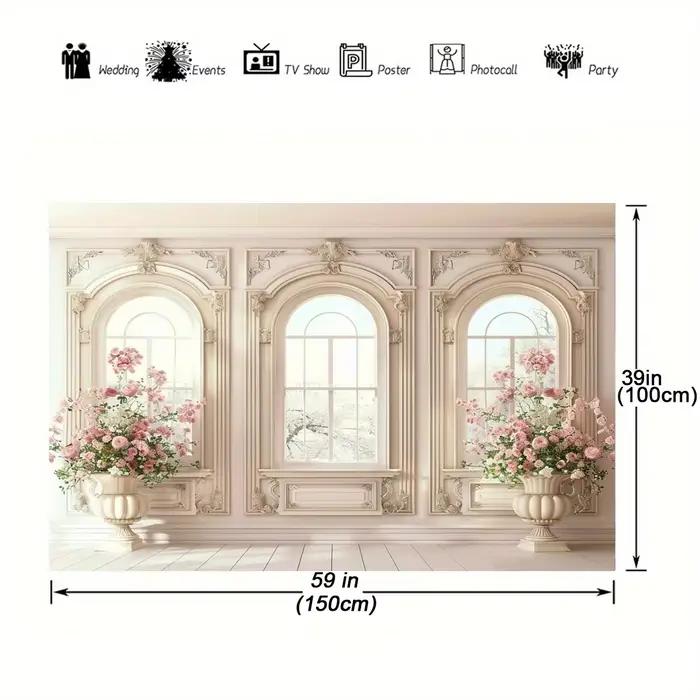 Mur de vase rose élégant