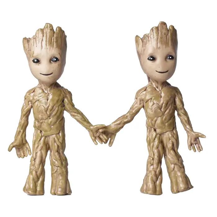 Décor de bureau arbre homme ornement jouet Miniature modèle Groot poupée Mini Anime Figurine mobile artisanat enfants hommes cadeaux
