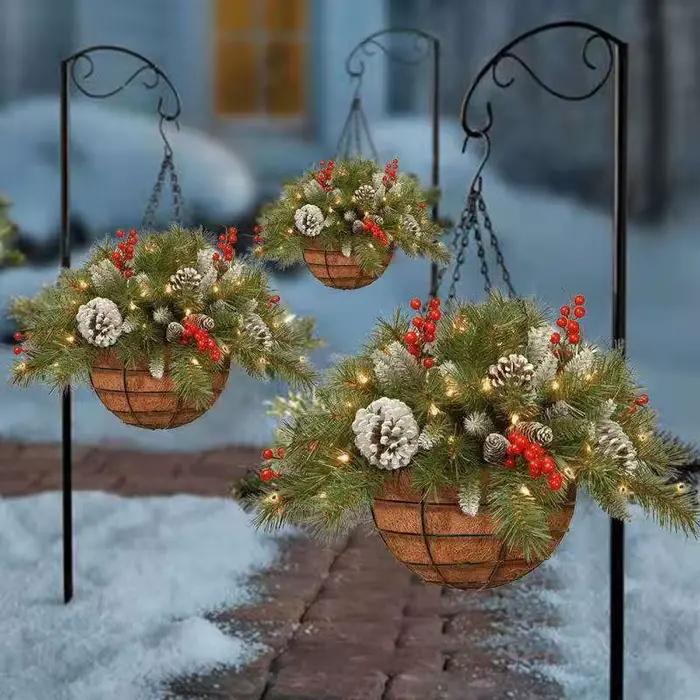 Couronne de noël, décoration de Festival