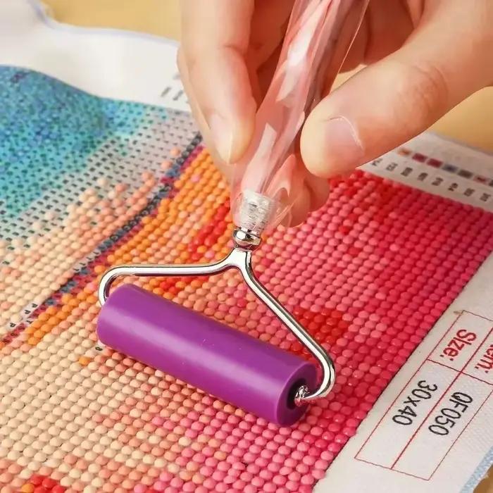 Nouvel outil de peinture diamant, rouleau à tambour, plateau d'accessoires, mosaïque, peinture diamant, kit d'accessoires de broderie, 1 pièce