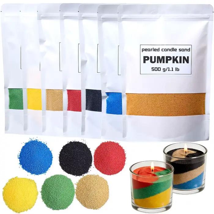 Cire de perle granulaire colorée 500g pour bougies DIY