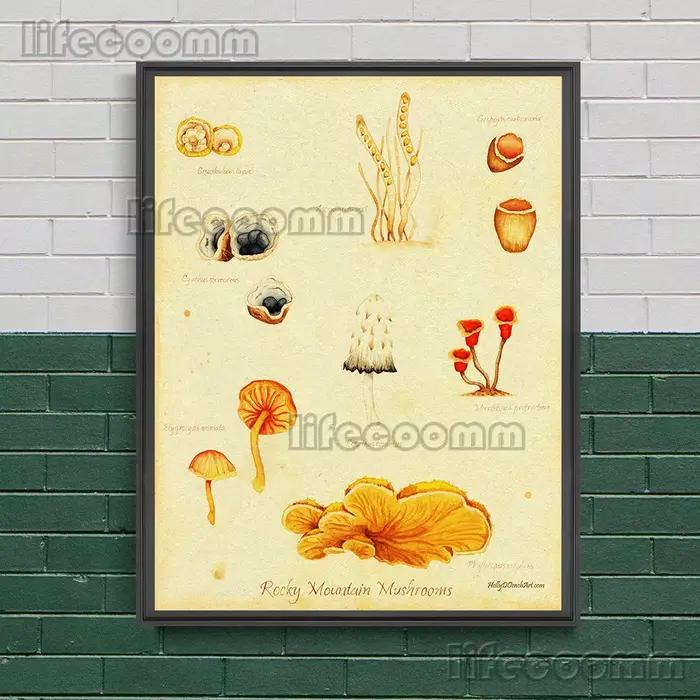 Décor de champignon de sorcière de forêt