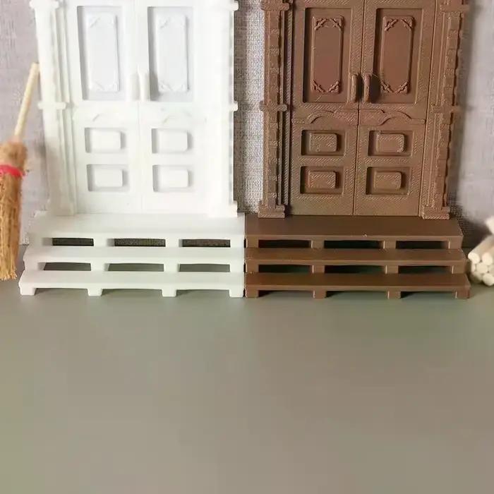 1 pièces maison de poupée escalier modèle Mini Simulation maison de poupées bricolage Micro paysage extérieur escalier décoration meubles accessoires