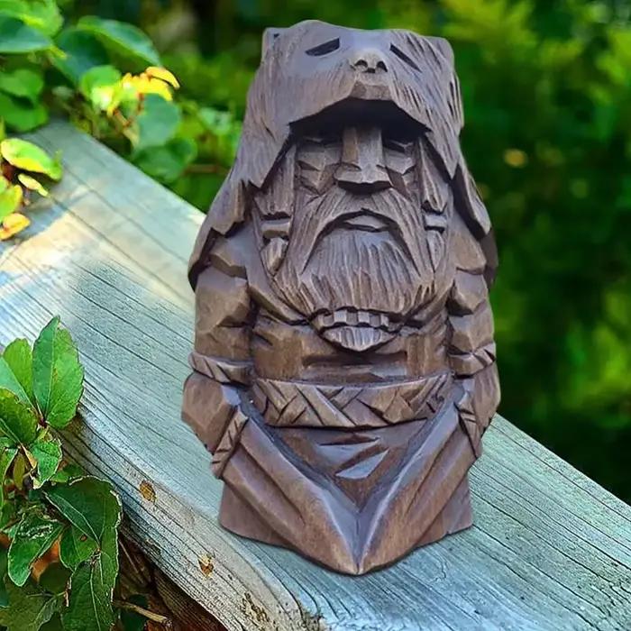 Statue viking en résine Odin Thor Tyr Ulfhednar