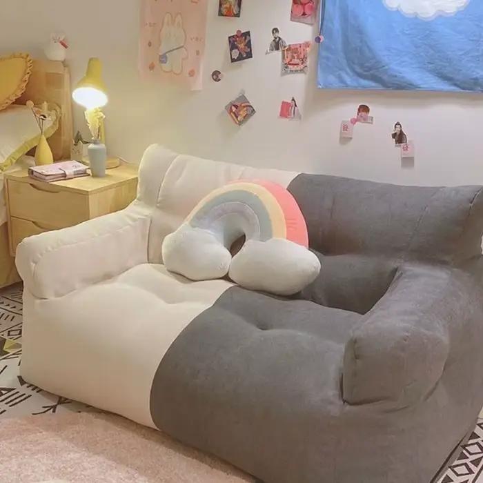 Paresseux pouf canapés géant confortable pouf canapé Double mignon moelleux salon canapés grand moderne chambre Tatami canapé
