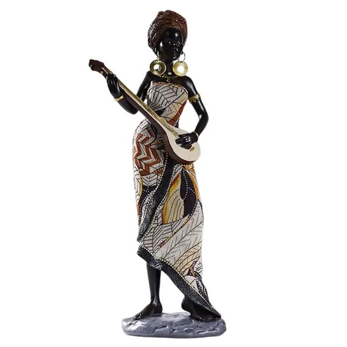 Statue africaine en résine