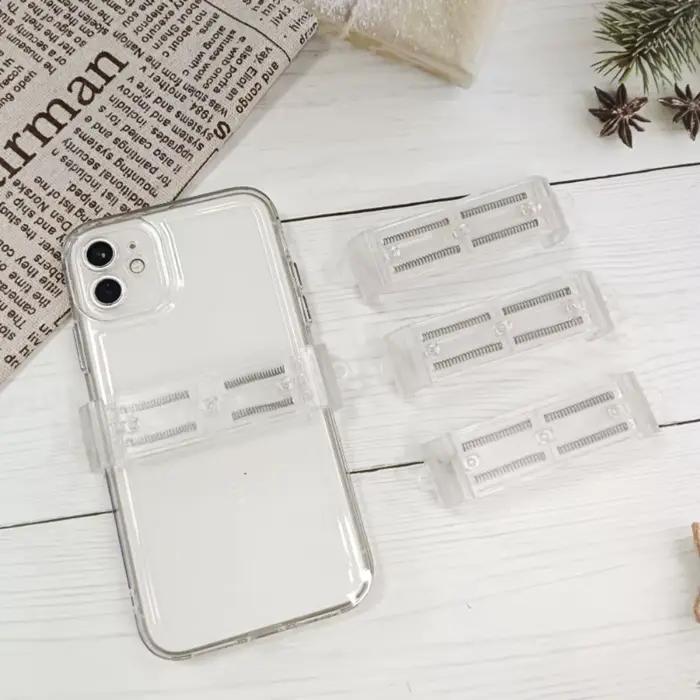 Support arriere telephone ours design personnalisable style vague forme unique occasion speciale