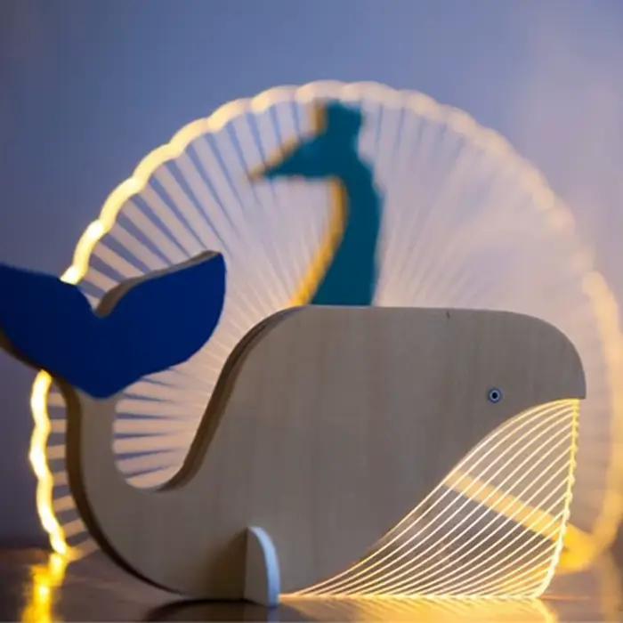 Décoration créative d'animaux lumineux