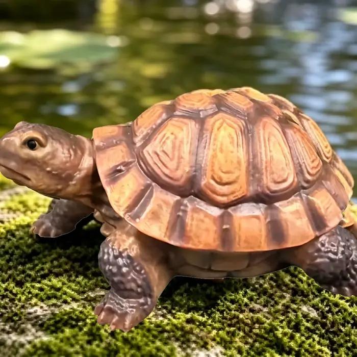 Statue de tortue artificielle pour décoration extérieure de jardin