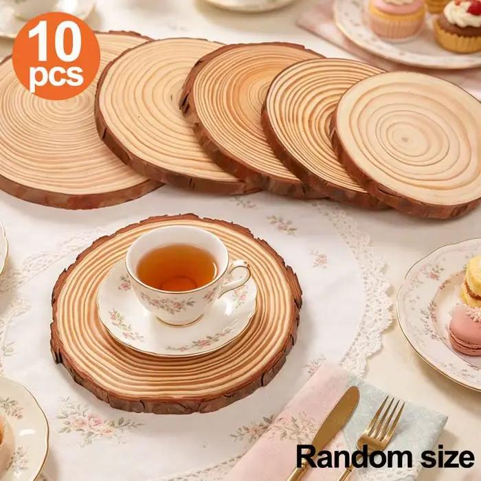 10 sous-verres en bois