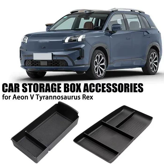 Boîte de rangement pour voiture, accessoires de console automobile, plateau de rangement pour accoudoir, conteneur de rangement, support pour accessoires de voiture