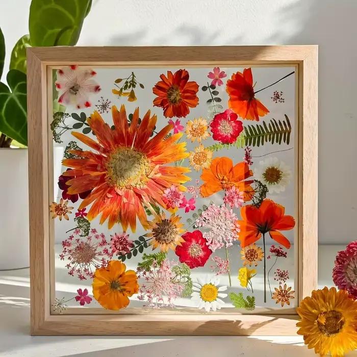 Cadres photo en bois transparents double face