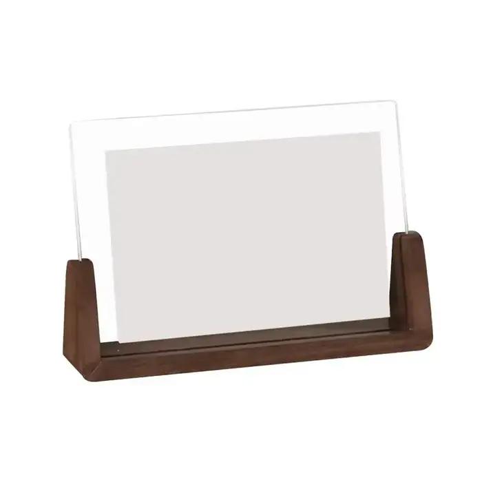 Cadre photo créatif en résine pour mariage et décoration de bureau avec panneaux acryliques transparents en forme de U pour femmes et occasions spéciales