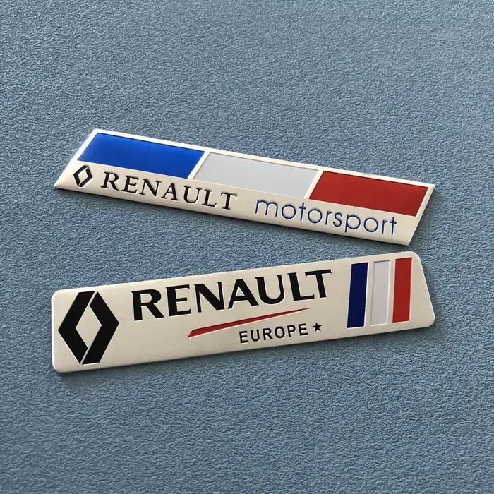 Autocollant emblème de voiture, accessoires pour Renault RS GT Clio Megane PARLS PREMIERE Captur Trafic Twingo Scenic 2 Kadjar Zoe Kangoo