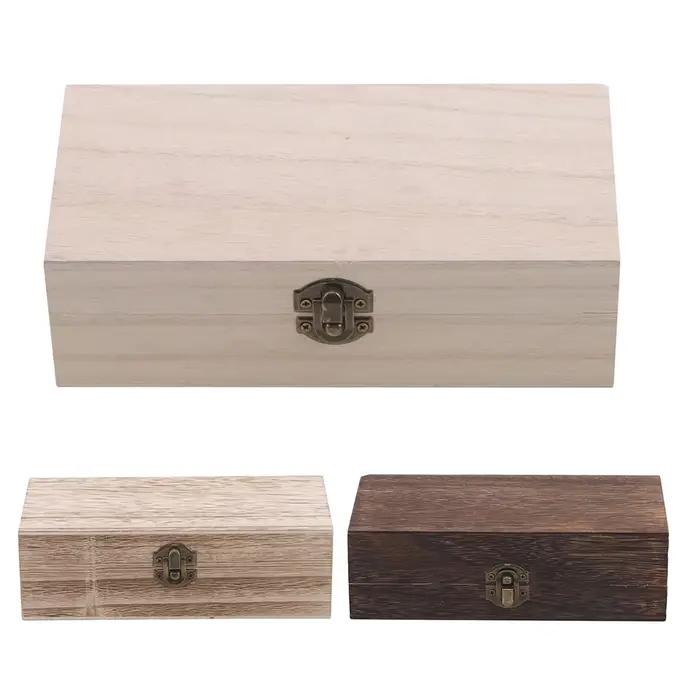 Boîte de rangement en bois