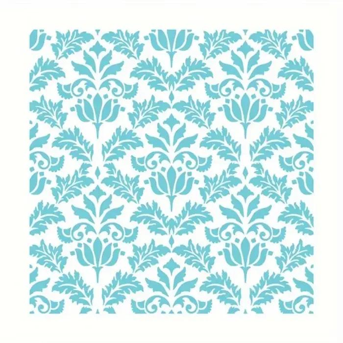 Pochoir en plastique à motif de printemps Vintage