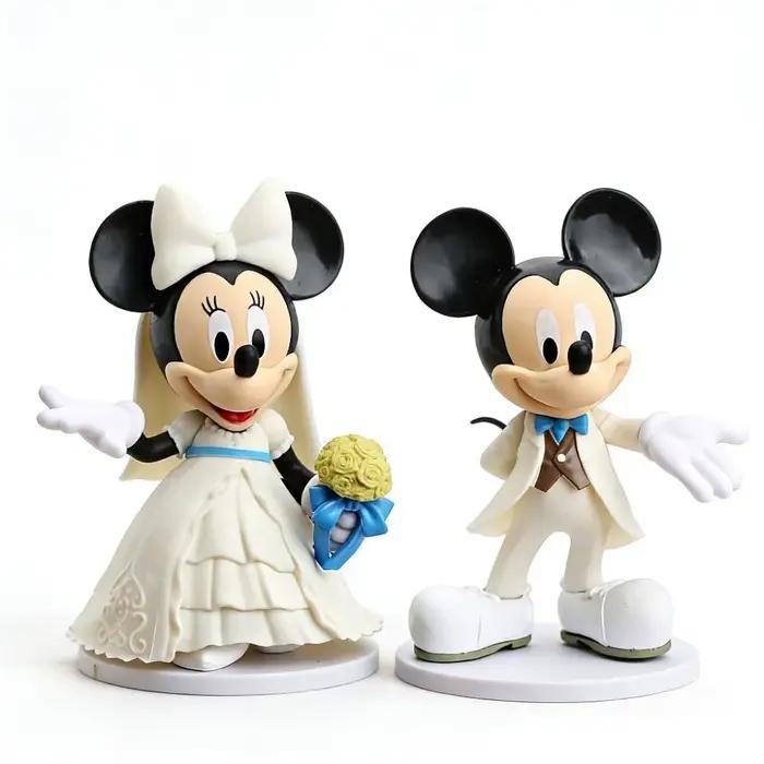 Figurine Disney Mickey & Minnie-Minnie en blanc