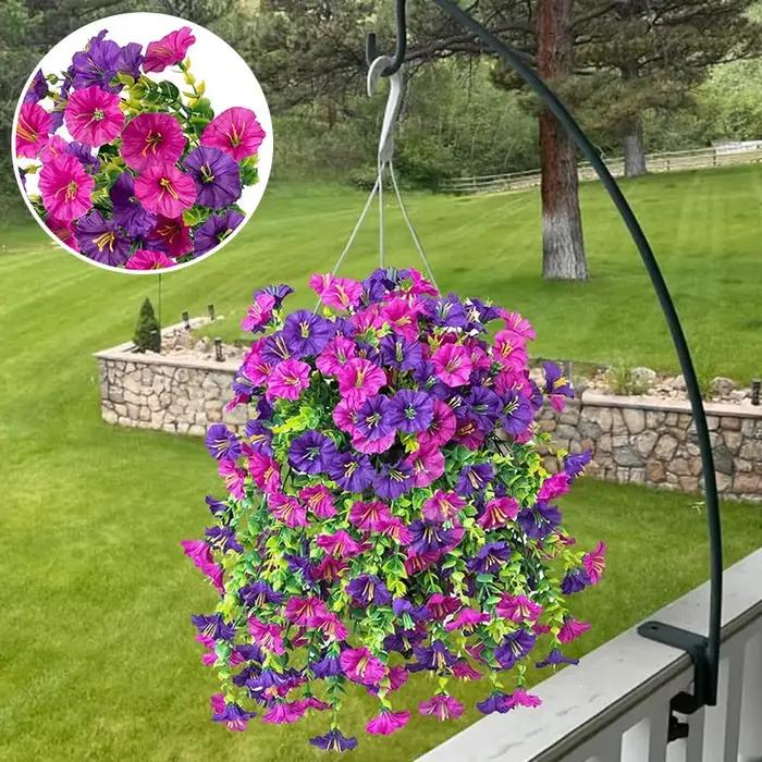 Décoration murale suspendue artificielle fleur fil pour maison jardin mariage anniversaire baby shower fêtes extérieures polyvalentes
