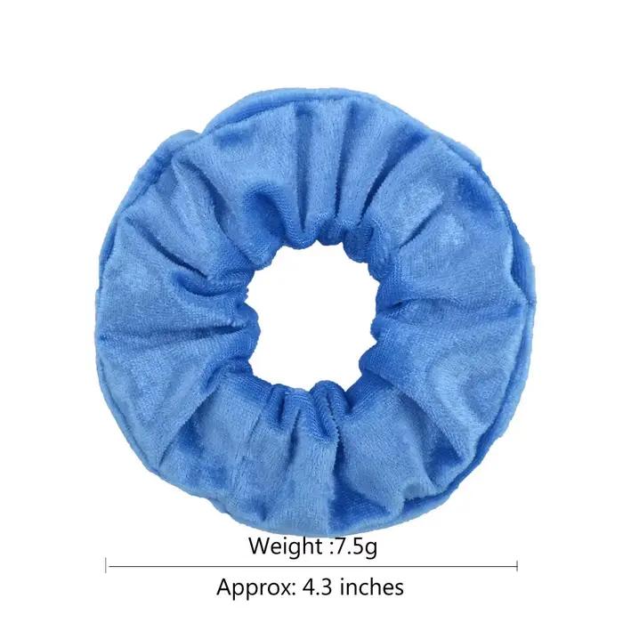 Chouchous en velours de 40 couleurs unies, attaches pour cheveux, blanc, noir, rouge, support queue de cheval pour bébés filles, bandeau, accessoires de cheveux à la mode pour femmes