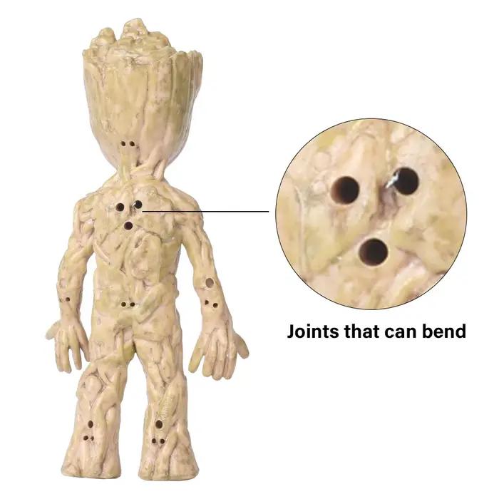 Décor de bureau arbre homme ornement jouet Miniature modèle Groot poupée Mini Anime Figurine mobile artisanat enfants hommes cadeaux