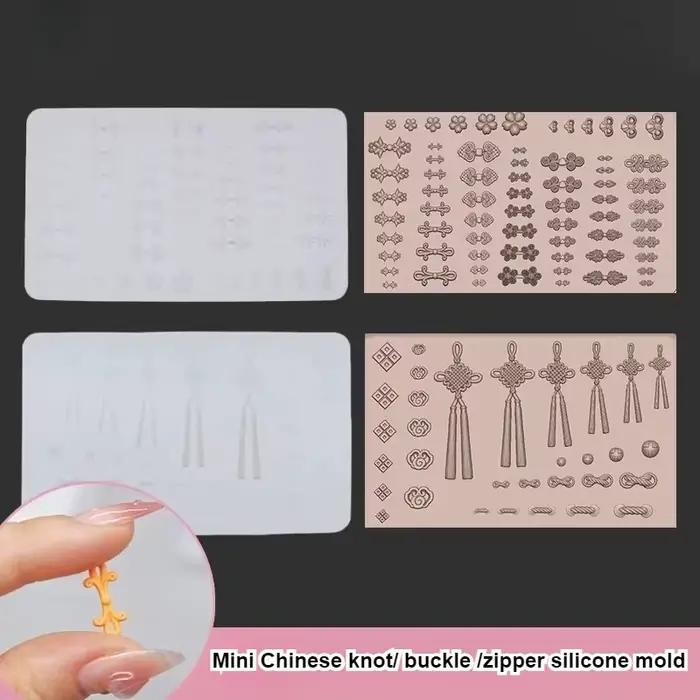 Moule en silicone pour décoration de poupées en argile