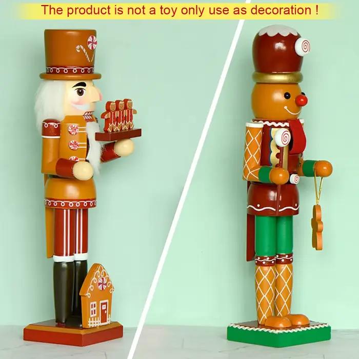 Casse-Noisette en Bois Ornement de Noël