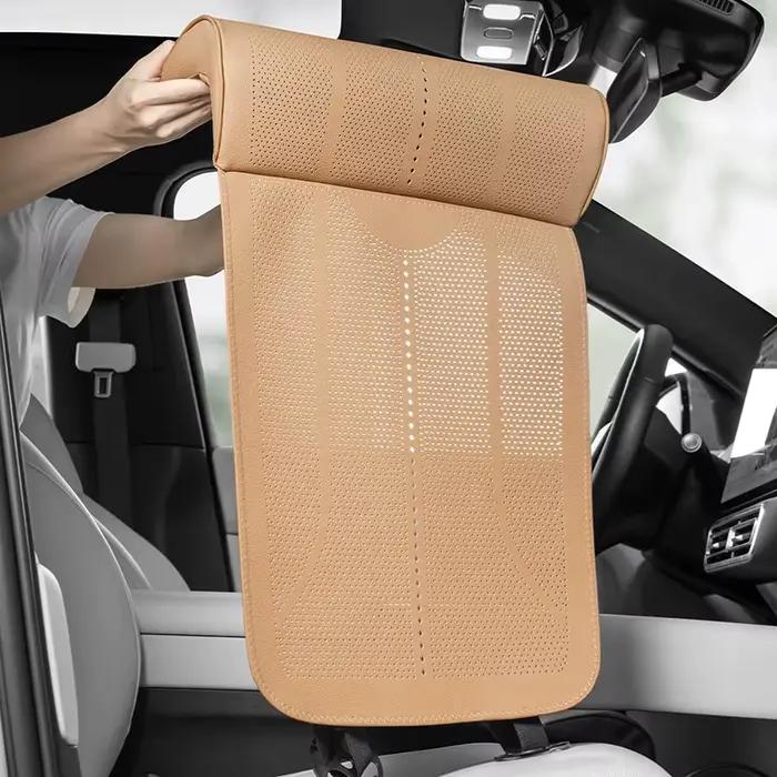 Coussin de siège de voiture avec support pour les jambes, housse de protection universelle pour siège, extension de repose-jambes, rembourrage pour soulager la fatigue, accessoires automobiles