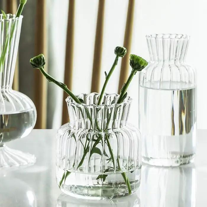 Vases transparents créatifs nordiques