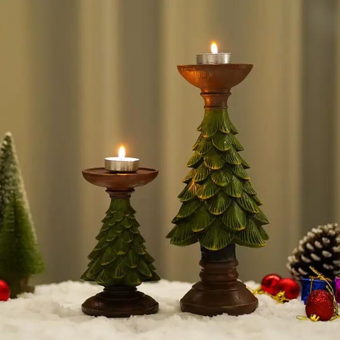 Bougeoir d'arbre de noël Vintage