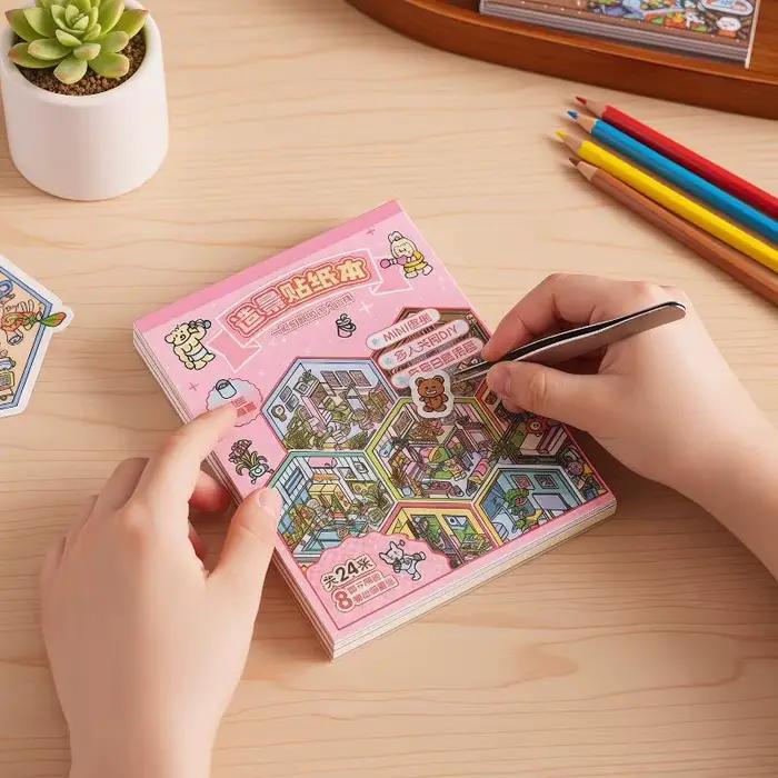 Autocollants décoratifs 3D pour chambre d'enfant