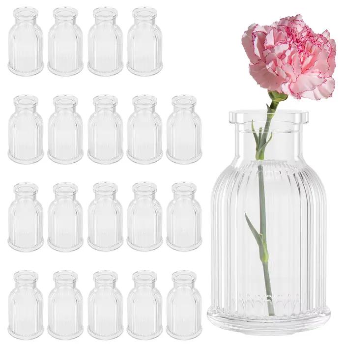 Petit Vase à fleurs en verre épais