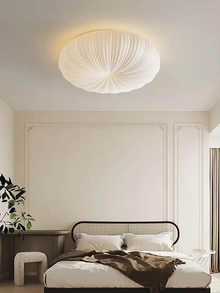 Nouvelle lampe de plafond créative et moderne de style crème pour chambre principale, salle à manger, bureau, chambre d'enfant, décoration intérieure