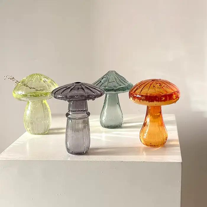 Vase à grenade en verre moderne transparent pour décoration de maison et bureau occasions spéciales style unique élégant à offrir femmes