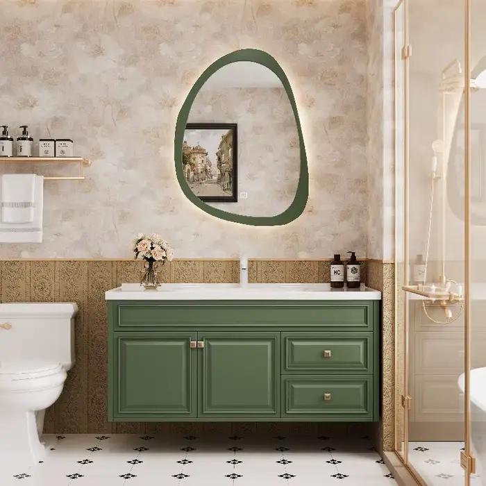 Meuble de Rangement Moderne de Luxe pour Salle de Bain